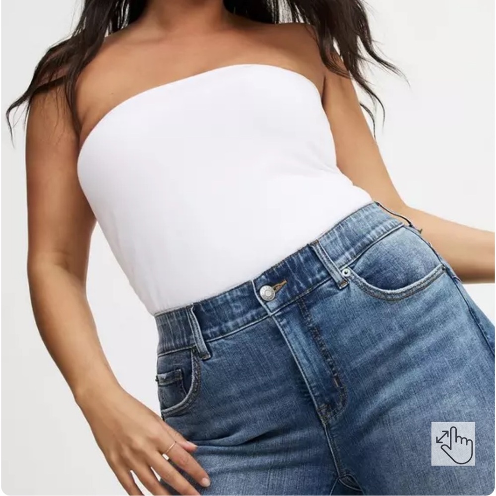 Torrid Foxy Ruched Tube Top - Picture 3 of 7